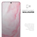Marbleized Pink Paradise V4 - Premium Vinyl Skin Decal for Samsung Galaxy S25 Ultra, S24, S23, S22 & All Galaxy S Models