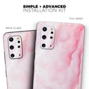 Marbleized Pink Paradise V4 - Premium Vinyl Skin Decal for Samsung Galaxy S25 Ultra, S24, S23, S22 & All Galaxy S Models