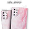 Marbleized Pink Paradise V4 - Skin-Kit for the Samsung Galaxy S-Series S20, S20 Plus, S20 Ultra , S10 & others (All Galaxy Devices Available)