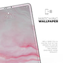 Marbleized Pink Paradise V4 - Full Body Skin Decal for the Apple iPad Pro 12.9", 11", 10.5", 9.7", Air or Mini (All Models Available)