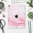 Marbleized Pink Paradise V4 - Full Body Skin Decal for the Apple iPad Pro 12.9", 11", 10.5", 9.7", Air or Mini (All Models Available)