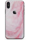 Marbleized Pink Paradise V4 - iPhone X Skin-Kit