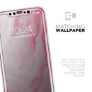 Marbleized Pink Paradise V4 - Vinyl Skin Wrap for iPhone 17 Pro Max, 17 Pro, 17 Air, 17, 16 & All Models — Soft Matte or Ultra Gloss