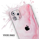 Marbleized Pink Paradise V4 - Vinyl Skin Wrap for iPhone 17 Pro Max, 17 Pro, 17 Air, 17, 16 & All Models — Soft Matte or Ultra Gloss