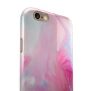 Marbleized Pink Paradise V5 iPhone 6/6s or 6/6s Plus 2-Piece Hybrid INK-Fuzed Case
