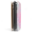 Marbleized Pink Paradise V5 iPhone 6/6s or 6/6s Plus 2-Piece Hybrid INK-Fuzed Case