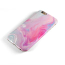 Marbleized Pink Paradise V5 iPhone 6/6s or 6/6s Plus 2-Piece Hybrid INK-Fuzed Case