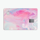 Marbleized Pink Paradise V5 - Premium Protective Decal Skin-Kit for the Apple Credit Card