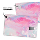 Marbleized Pink Paradise V5 - Premium Protective Decal Skin-Kit for the Apple Credit Card