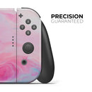 Marbleized Pink Paradise V5 // Skin Decal Wrap Kit for Nintendo Switch Console & Dock, Joy-Cons, Pro Controller, Lite, 3DS XL, 2DS XL, DSi, or Wii - Vinyl Skin Wrap for Nintendo Switch 2, OLED, Lite, Pro Controller, Wii & Classic Handhelds