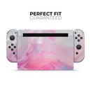 Marbleized Pink Paradise V5 // Skin Decal Wrap Kit for Nintendo Switch Console & Dock, Joy-Cons, Pro Controller, Lite, 3DS XL, 2DS XL, DSi, or Wii - Vinyl Skin Wrap for Nintendo Switch 2, OLED, Lite, Pro Controller, Wii & Classic Handhelds