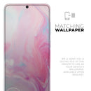 Marbleized Pink Paradise V5 - Premium Vinyl Skin Decal for Samsung Galaxy S25 Ultra, S24, S23, S22 & All Galaxy S Models