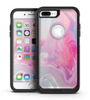 Marbleized Pink Paradise V5 - iPhone 7 or 7 Plus Commuter Case Skin Kit