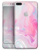 Marbleized Pink Paradise V5 - Skin-kit for the iPhone 8 or 8 Plus