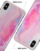 Marbleized Pink Paradise V5 - iPhone X Clipit Case