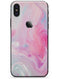 Marbleized Pink Paradise V5 - iPhone X Skin-Kit
