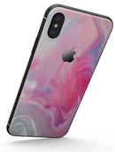 Marbleized Pink Paradise V5 - iPhone X Skin-Kit