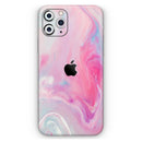 Marbleized Pink Paradise V5 - Vinyl Skin Wrap for iPhone 17 Pro Max, 17 Pro, 17 Air, 17, 16 & All Models — Soft Matte or Ultra Gloss