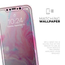 Marbleized Pink Paradise V5 - Vinyl Skin Wrap for iPhone 17 Pro Max, 17 Pro, 17 Air, 17, 16 & All Models — Soft Matte or Ultra Gloss