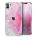Marbleized Pink Paradise V5 - Vinyl Skin Wrap for iPhone 17 Pro Max, 17 Pro, 17 Air, 17, 16 & All Models — Soft Matte or Ultra Gloss