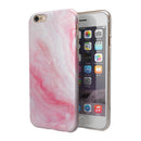 Marbleized Pink Paradise V6 iPhone 6/6s or 6/6s Plus 2-Piece Hybrid INK-Fuzed Case