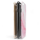 Marbleized Pink Paradise V6 iPhone 6/6s or 6/6s Plus 2-Piece Hybrid INK-Fuzed Case