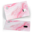 Marbleized Pink Paradise V6 - Premium Protective Decal Skin-Kit for the Apple Credit Card