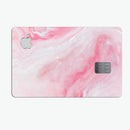 Marbleized Pink Paradise V6 - Premium Protective Decal Skin-Kit for the Apple Credit Card