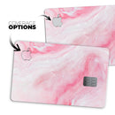 Marbleized Pink Paradise V6 - Premium Protective Decal Skin-Kit for the Apple Credit Card