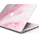 Marbleized Pink Paradise V6 // Skin Decal Wrap Kit Compatible with the Apple MacBook Pro, Pro with Touch Bar or Air (11, 12, 13, 15 & 16" - All Versions Available)