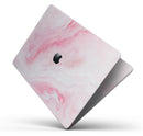 Marbleized Pink Paradise V6 // Skin Decal Wrap Kit Compatible with the Apple MacBook Pro, Pro with Touch Bar or Air (11, 12, 13, 15 & 16" - All Versions Available)
