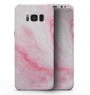 Marbleized Pink Paradise V6 - Samsung Galaxy S8 Full-Body Skin Kit