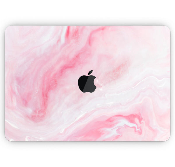 Marbleized Pink Paradise V6 - Skin Decal Wrap Kit Compatible with the Apple MacBook Pro, Pro with Touch Bar or Air (11", 12", 13", 15" & 16" - All Versions Available)