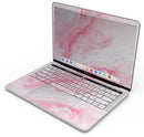 Marbleized Pink Paradise V6 - Skin Decal Wrap Kit Compatible with the Apple MacBook Pro, Pro with Touch Bar or Air (11", 12", 13", 15" & 16" - All Versions Available)