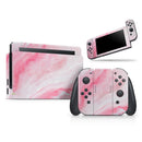 Marbleized Pink Paradise V6 // Skin Decal Wrap Kit for Nintendo Switch Console & Dock, Joy-Cons, Pro Controller, Lite, 3DS XL, 2DS XL, DSi, or Wii - Vinyl Skin Wrap for Nintendo Switch 2, OLED, Lite, Pro Controller, Wii & Classic Handhelds
