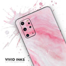 Marbleized Pink Paradise V6 - Premium Vinyl Skin Decal for Samsung Galaxy S25 Ultra, S24, S23, S22 & All Galaxy S Models