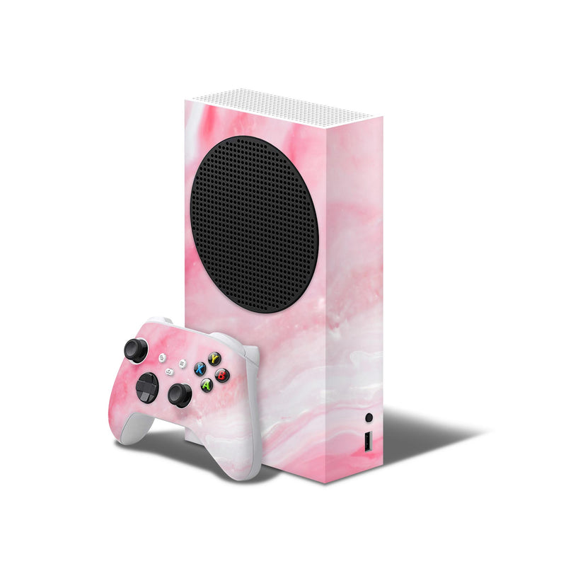 Marbleized Pink Paradise V6 - Full Body Skin Decal Wrap Kit for Xbox Consoles & Controllers