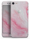 Marbleized Pink Paradise V6 - Skin-kit for the iPhone 8 or 8 Plus