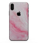 Marbleized Pink Paradise V6 - iPhone XS MAX, XS/X, 8/8+, 7/7+, 5/5S/SE Skin-Kit (All iPhones Available)
