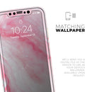 Marbleized Pink Paradise V6 - Protective Skin Wrap & Decal – Compatible with iPhone SE to iPhone 17 Pro Max (All Models)