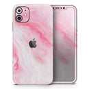 Marbleized Pink Paradise V6 - Protective Skin Wrap & Decal – Compatible with iPhone SE to iPhone 17 Pro Max (All Models)