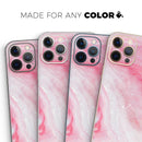 Marbleized Pink Paradise V6 // Full-Body Skin Decal Wrap Cover for Apple iPhone 15, 14, 13, Pro, Pro Max, Mini, XR, XS, SE (All Models)