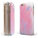 Marbleized Pink Paradise V7 iPhone 6/6s or 6/6s Plus 2-Piece Hybrid INK-Fuzed Case