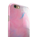 Marbleized Pink Paradise V7 iPhone 6/6s or 6/6s Plus 2-Piece Hybrid INK-Fuzed Case