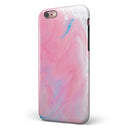 Marbleized Pink Paradise V7 iPhone 6/6s or 6/6s Plus 2-Piece Hybrid INK-Fuzed Case