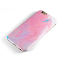 Marbleized Pink Paradise V7 iPhone 6/6s or 6/6s Plus 2-Piece Hybrid INK-Fuzed Case