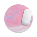 Marbleized Pink Paradise V7// WaterProof Rubber Foam Backed Anti-Slip Mouse Pad for Home Work Office or Gaming Computer Desk
