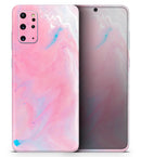 Marbleized Pink Paradise V7 - Premium Vinyl Skin Decal for Samsung Galaxy S25 Ultra, S24, S23, S22 & All Galaxy S Models