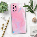 Marbleized Pink Paradise V7 - Premium Vinyl Skin Decal for Samsung Galaxy S25 Ultra, S24, S23, S22 & All Galaxy S Models