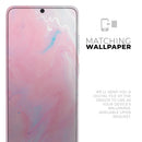 Marbleized Pink Paradise V7 - Premium Vinyl Skin Decal for Samsung Galaxy S25 Ultra, S24, S23, S22 & All Galaxy S Models